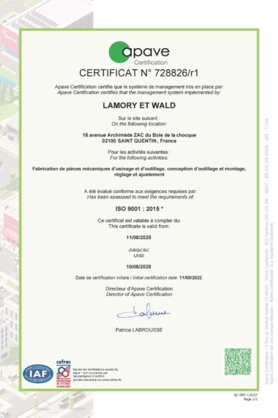 728826-45631 - Certificat renouvellement (Cofrac et IAF)